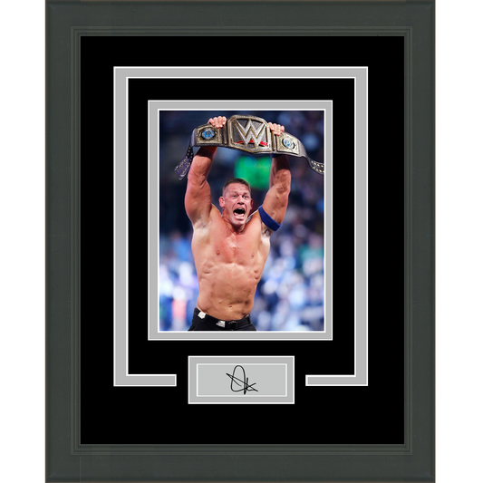 Framed John Cena Facsimile Laser Engraved Signature Auto 11x14 WWE Photo