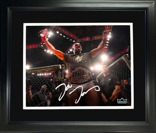 Framed Jon Jones  Bones  UFC MMA Facsimile Laser Engraved Signature Auto 11"x14" Photo HOFSM Holo