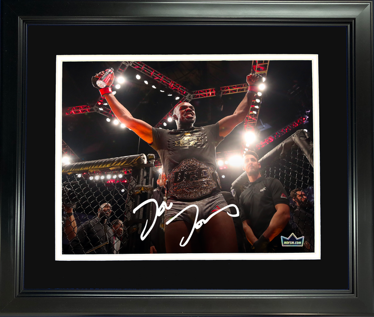 Framed Jon Jones  Bones  UFC MMA Facsimile Laser Engraved Signature Auto 11"x14" Photo HOFSM Holo