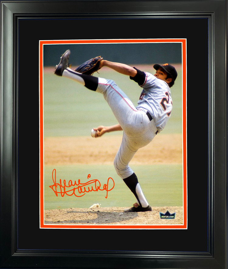 Framed Juan Marichal San Francisco Giants Facsimile Laser Engraved Signature Auto 11"x14" Baseball Photo HOFSM Holo