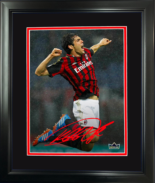 Framed Kaka AC Milan Facsimile Laser Engraved Signature Auto 11"x14" Soccer Photo HOFSM Holo