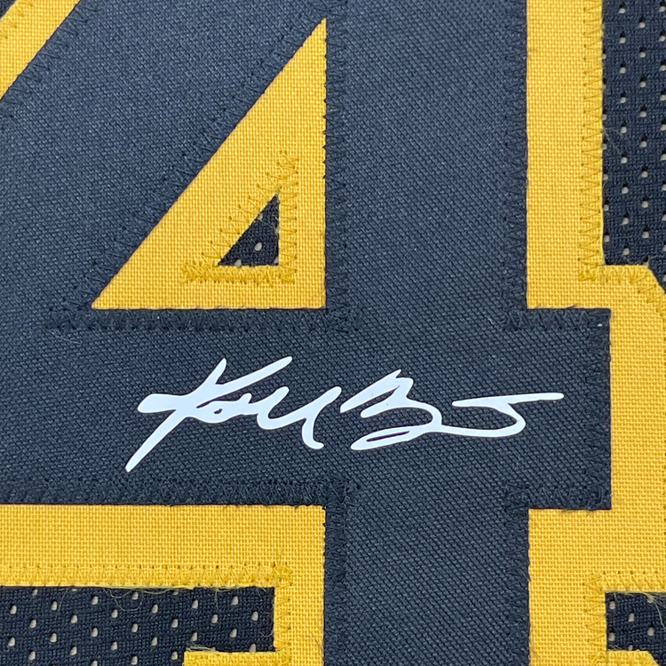 Framed Facsimile Autographed Kobe Bryant 35x39 #24 Black Mamba Los Angeles LA Reprint Laser Auto Basketball Jersey