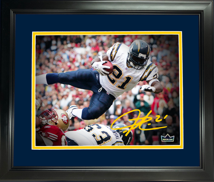 Framed LaDainian Tomlinson San Diego Chargers Facsimile Laser Engraved Signature Auto 11"x14" Football Photo HOFSM Holo