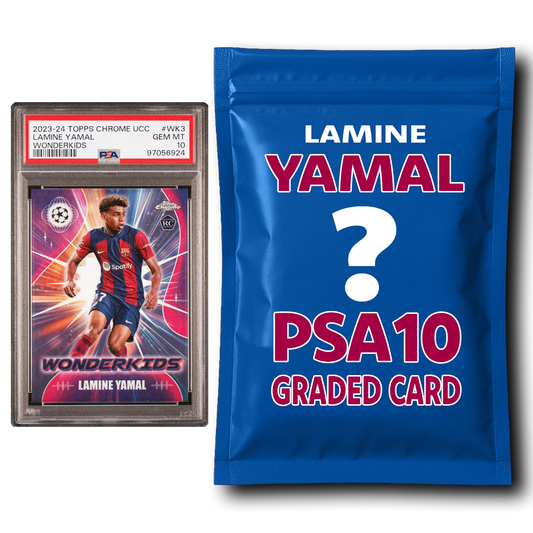 Lamine Yamal PSA 10 Graded Card Mystery Pack