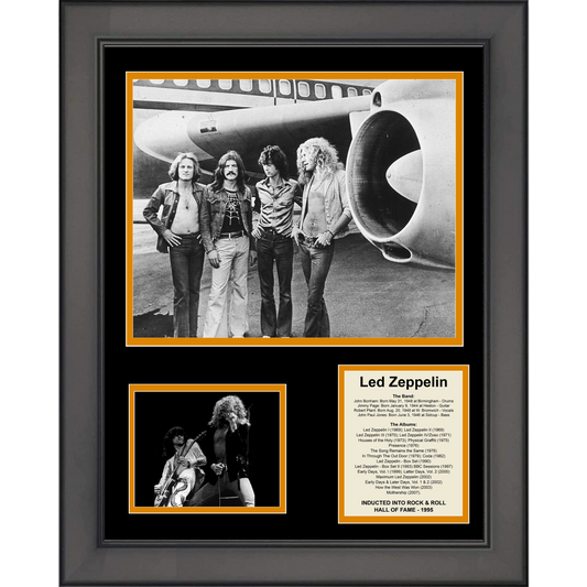 Framed Led Zeppelin IV Album 11"x14" Music Three Photo Collage #2