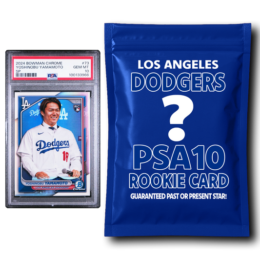 Los Angeles Dodgers PSA 10 Graded Rookie Card Mystery Pack