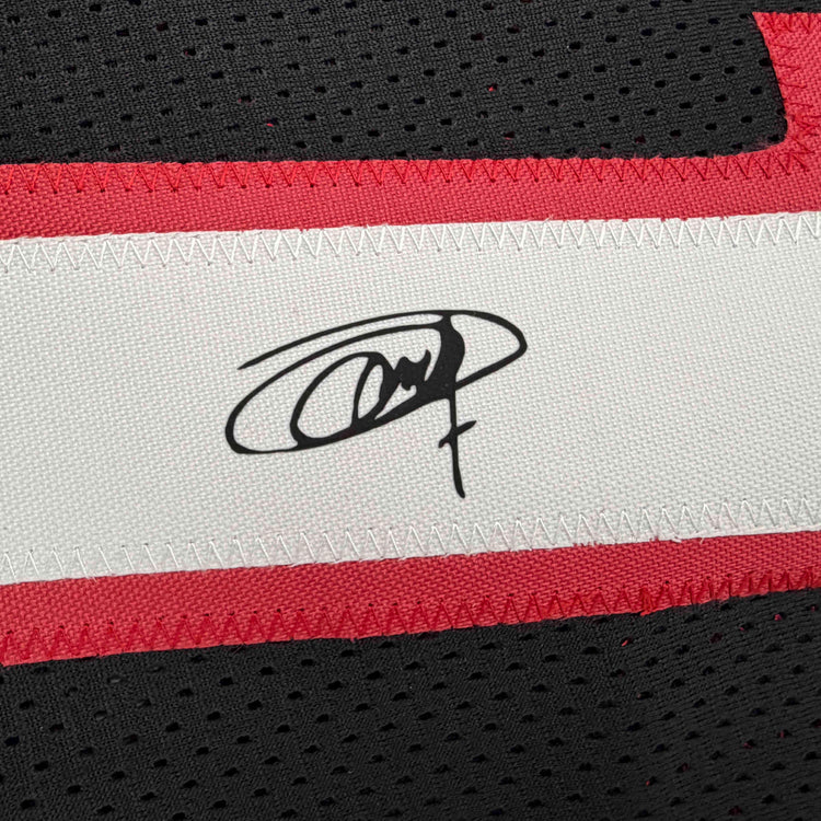 Facsimile Autographed Joel Embiid Philadelphia Retro Black Reprint Laser Auto Basketball Jersey Size Men's XL