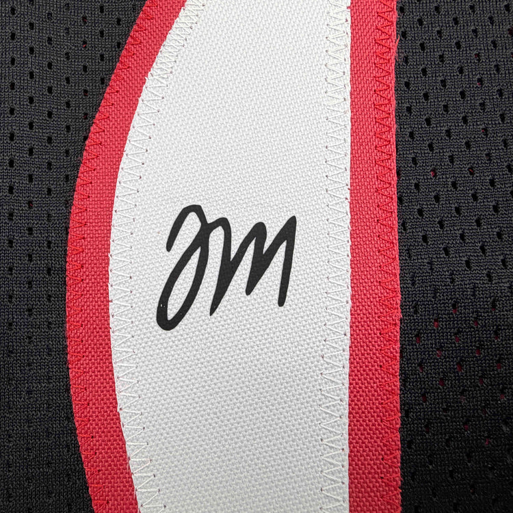 Facsimile Autographed Tyrese Maxey Philadelphia Retro Black Reprint Laser Auto Basketball Jersey Size Men's XL