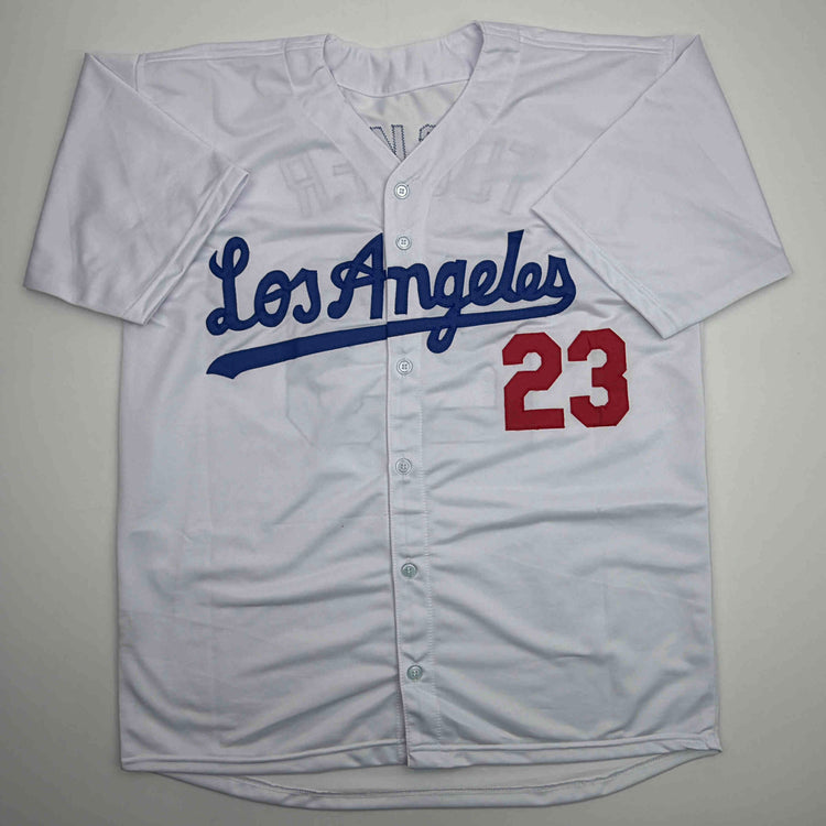 Facsimile Autographed Kyle Tucker Los Angeles LA White Reprint Laser Auto Baseball Jersey Size Men's XL