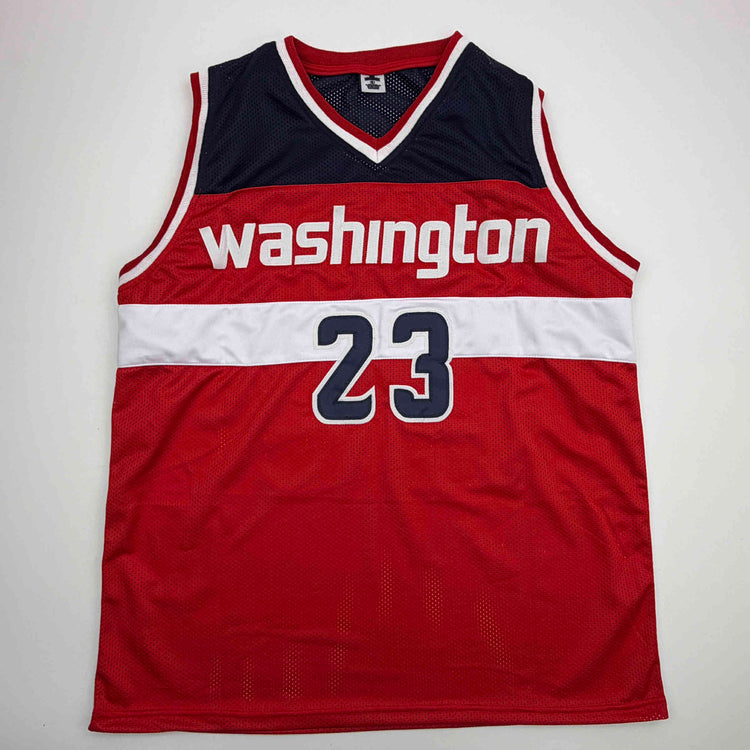 Facsimile Autographed Anthony Davis Washington Red Reprint Laser Auto Basketball Jersey Size Men's XL
