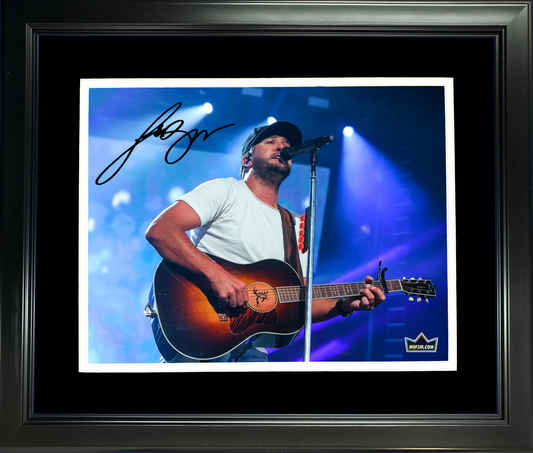 Framed Country Singer Facsimile Laser Engraved Signature Auto 11"x14" Music Photo HOFSM Holo