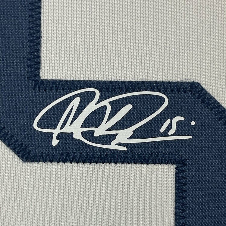 Framed Facsimile Autographed Megan Rapinoe 35x39 United States USA White World Cup Reprint Laser Auto Soccer Jersey