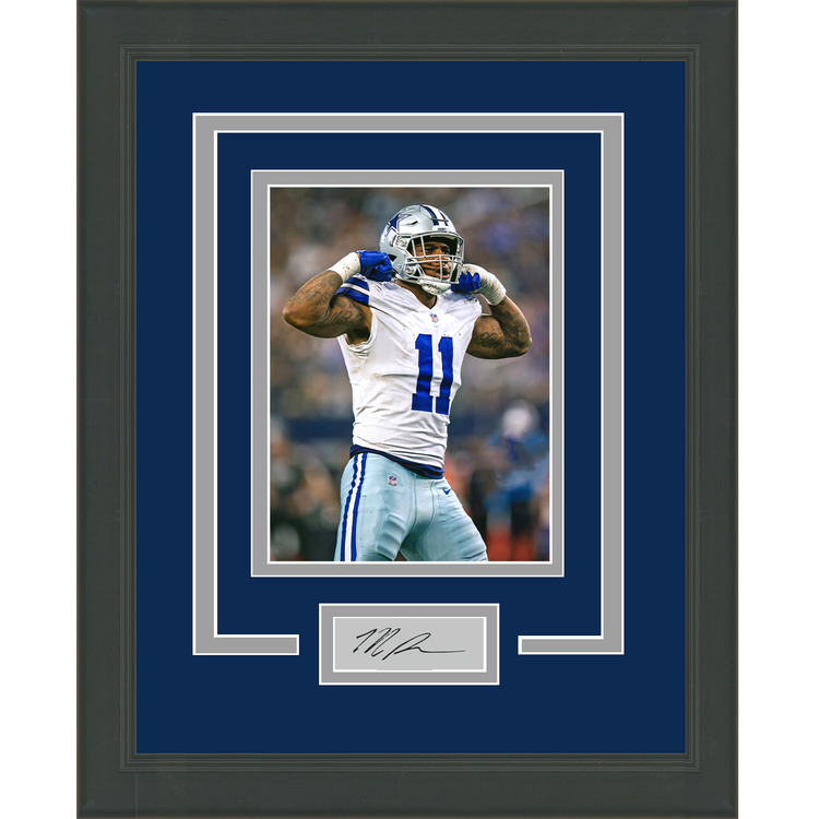 Framed Micah Parsons Facsimile Laser Engraved Signature Auto Dallas Cowboys 11x14 Football Photo