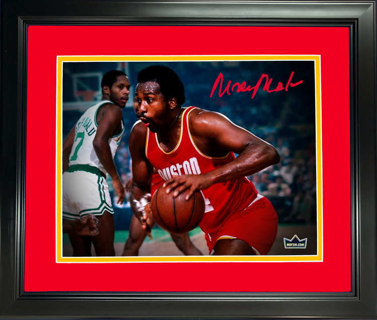 Framed Moses Malone Facsimile Laser Engraved Signature Auto 11"x14" Basketball Photo HOFSM Holo