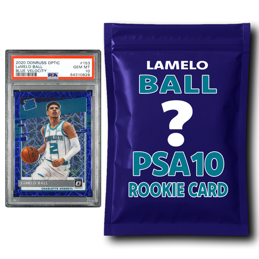 LaMelo Ball PSA 10 Graded Rookie Basketball Card Mystery Pack