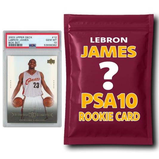 LeBron James PSA 10 Graded Basketball Rookie Card Mystery Pack