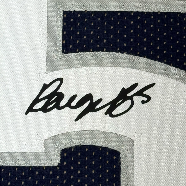 Framed Facsimile Autographed Paige Bueckers 35x39 UConn Blue Reprint Laser Auto College Basketball Jersey