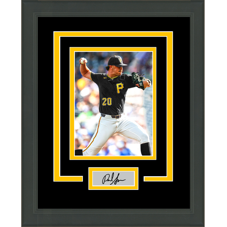 Framed Paul Skenes Facsimile Laser Engraved Signature Auto Pittsburgh Pirates 11x14 Baseball Photo