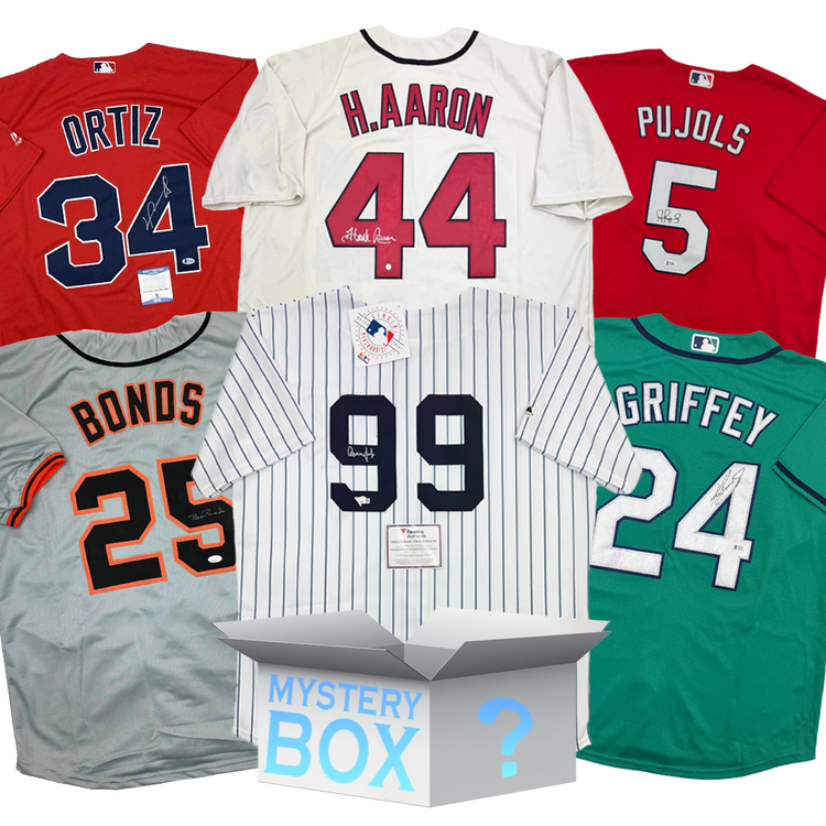 Random Autographed/Signed Baseball Jersey Mystery Box with PSA JSA or Beckett COA