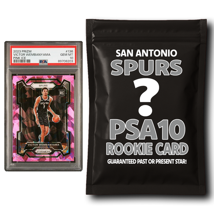 San Antonio Spurs PSA 10 Graded Rookie Card Mystery Pack