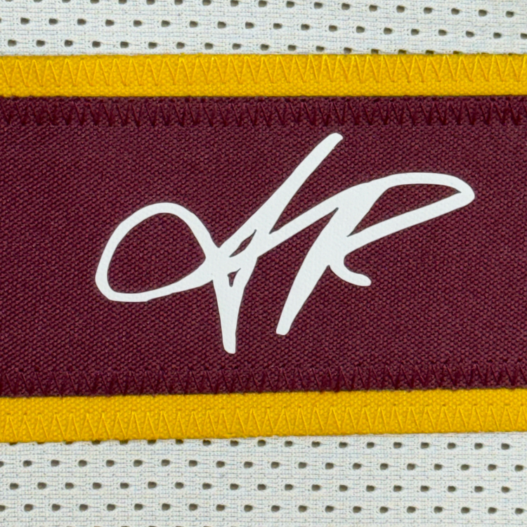 Framed Facsimile Autographed Sean Taylor 35x39 Washington White Reprint Laser Auto Football Jersey