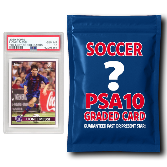 Soccer PSA 10 Graded Card Mystery Pack