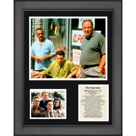 Framed The Sopranos Movie 11"x14" Three Photo Collage