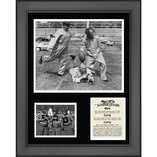 Framed The Three Stooges TV Series 11"x14" Three Photo Collage