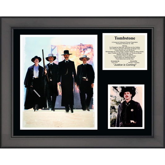 Framed Tombstone Movie 11"x14" Three Photo Collage