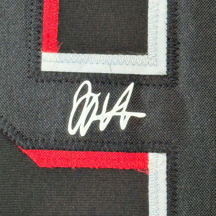 Framed Facsimile Autographed Joey Votto 35x39 Cincinnati Black City Connect Reprint Laser Auto Baseball Jersey