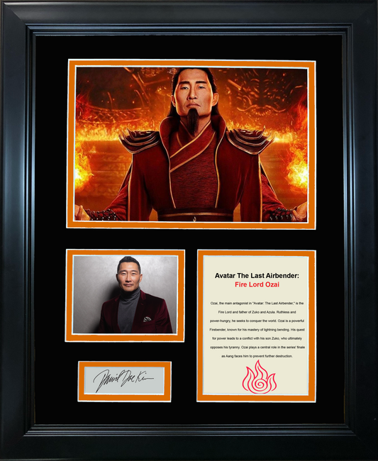 Framed Fire Lord Ozai Avatar Facsimile Laser Engraved Signature Auto 11"x14" Photo Sig Collage