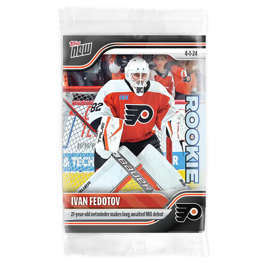 2024 Topps Now Ivan Fedotov #162 Stickers Rookie RC Hockey Card