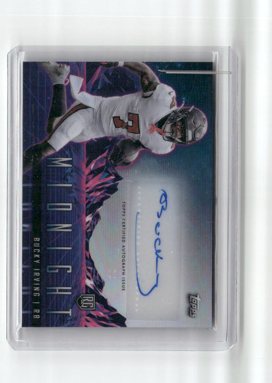 2024 Topps Midnight Rookie Horizons Bucky Irving #RHS-BI Autograph Rookie RC Football Card