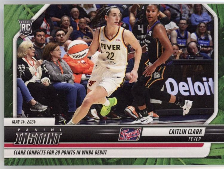 2024 Panini Instant WNBA Caitlin Clark #10 Jungle #/25 Rookie RC Basketball Card