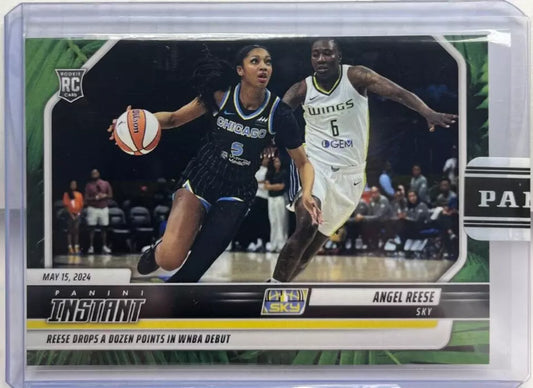 2024 Panini Instant WNBA Angel Reese #14 Jungle #/25 Rookie RC Basketball Card