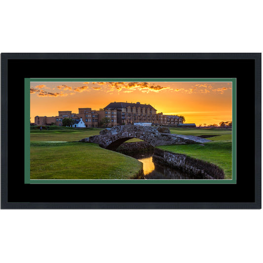Framed Old Course at St. Andrews 16x24 Golf Photo Professionally Matted