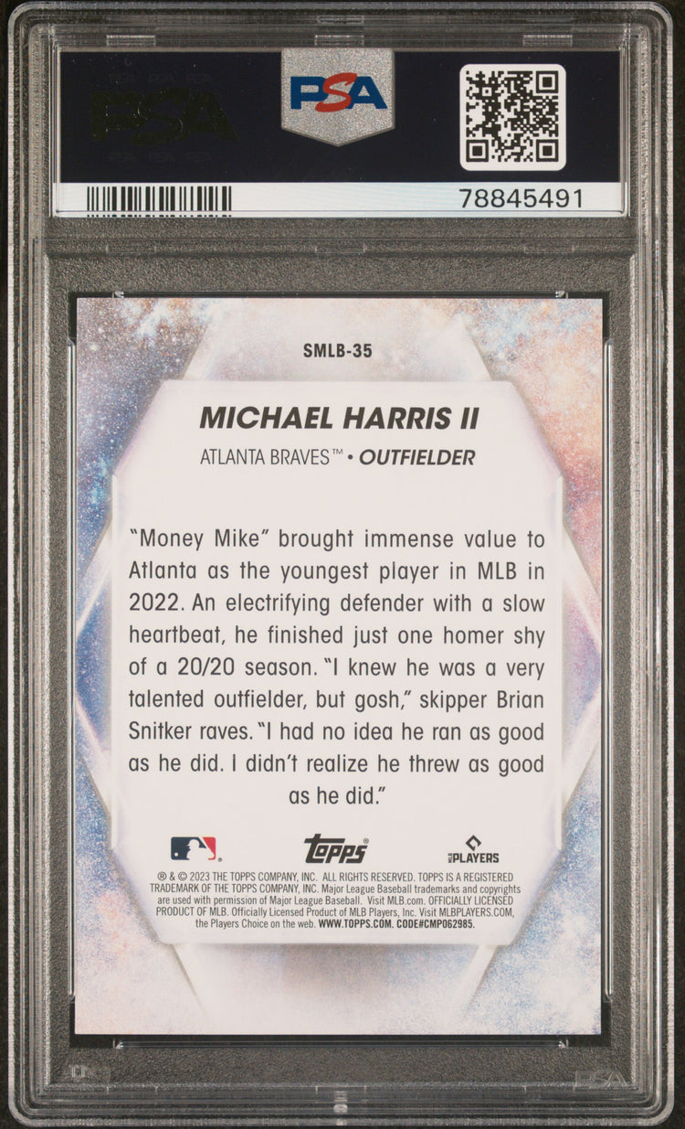 Graded 2023 Topps Michael Harris II #SMLB35 Stars of the MLB Rookie RC Baseball Card PSA 10 Gem Mint