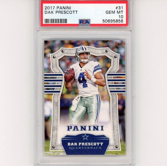 Graded 2017 Panini Dak Prescott #31 Rookie RC Football Card PSA 10 Gem Mint