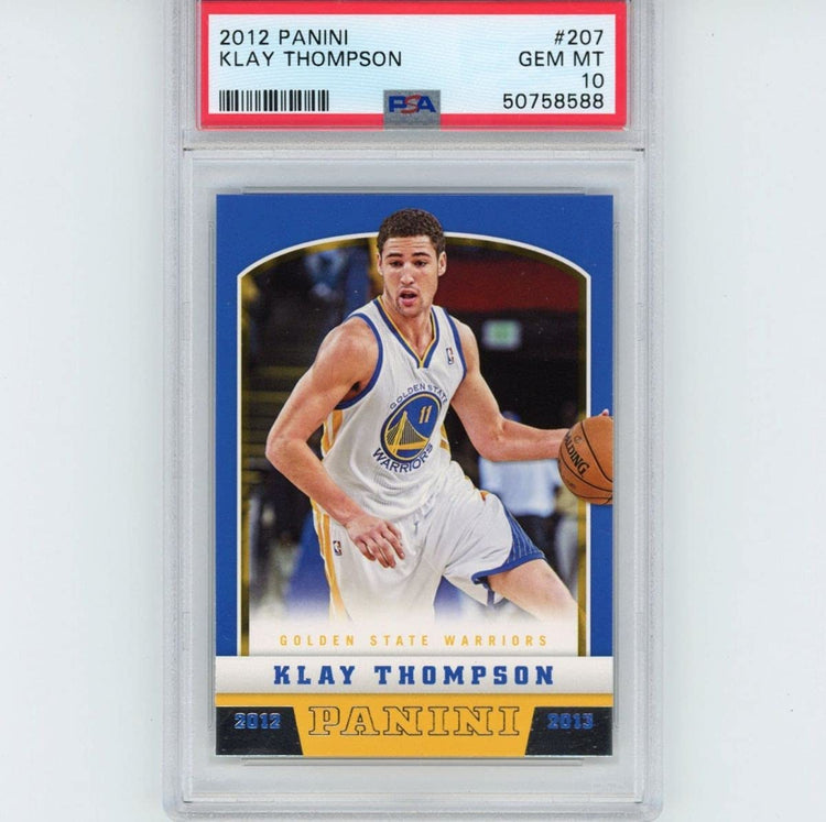 Graded 2012-13 Panini Klay Thompson #207 Rookie RC Basketball Card PSA 10 Gem Mint
