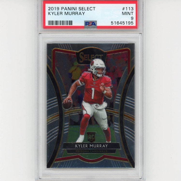 Graded 2019 Panini Select Kyler Murray #113 Rookie RC Football Card PSA 9 Mint