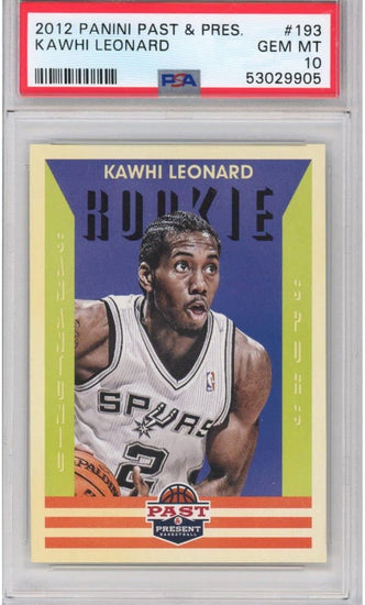 Graded 2012-13 Panini Past & Present Kawhi Leonard #193 Rookie RC Basketball Card PSA 10 Gem Mint