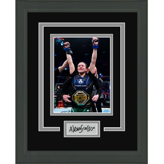 Framed Alexa Grasso Facsimile Laser Engraved Signature Auto UFC Champion 11x14 Photo