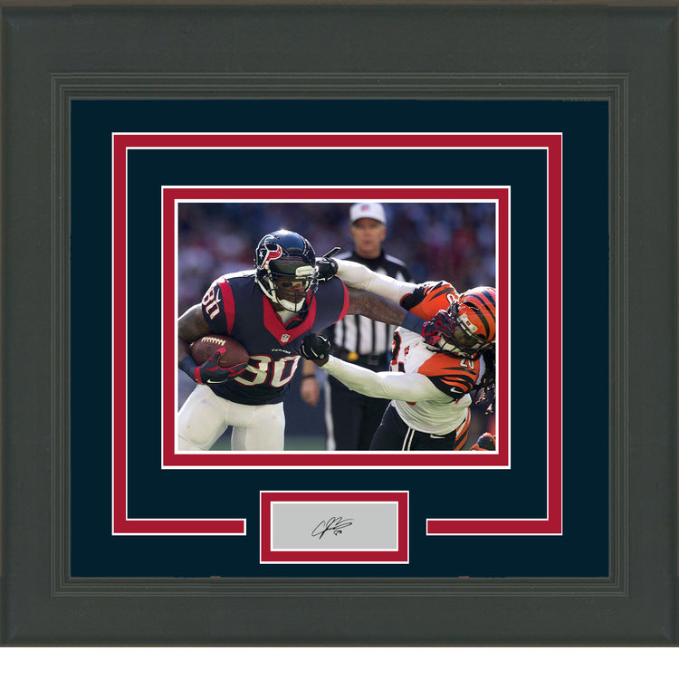 Framed Andre Johnson Facsimile Laser Engraved Signature Auto Houston Texans 11x14 Football Photo