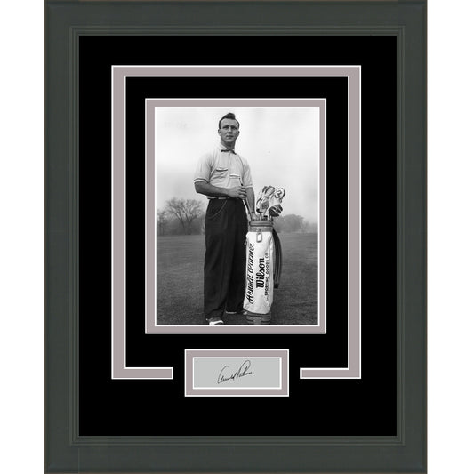 Framed Arnold Palmer Facsimile Laser Engraved Signature Auto 11x14 Golf Photo