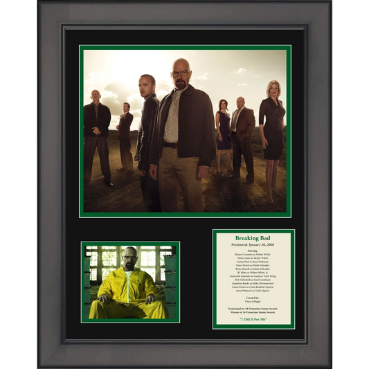 Framed Breaking Bad TV Series 11"x14" Three Photo Collage