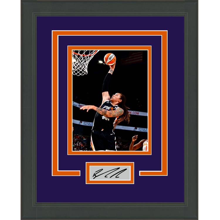 Framed Brittney Griner Facsimile Laser Engraved Signature Auto Phoenix Mercury 11x14 Basketball Photo