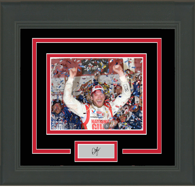 Framed Dale Earnhardt Jr. Facsimile Laser Engraved Signature Auto 11x14 NASCAR Photo