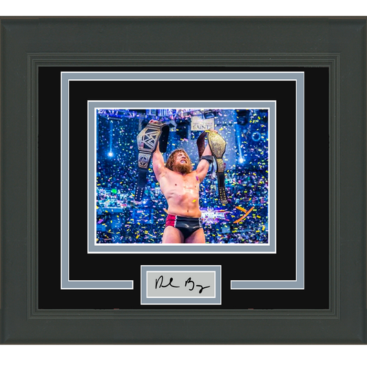 Framed Daniel Bryan Facsimile Laser Engraved Signature Auto 11x14 WWE Photo