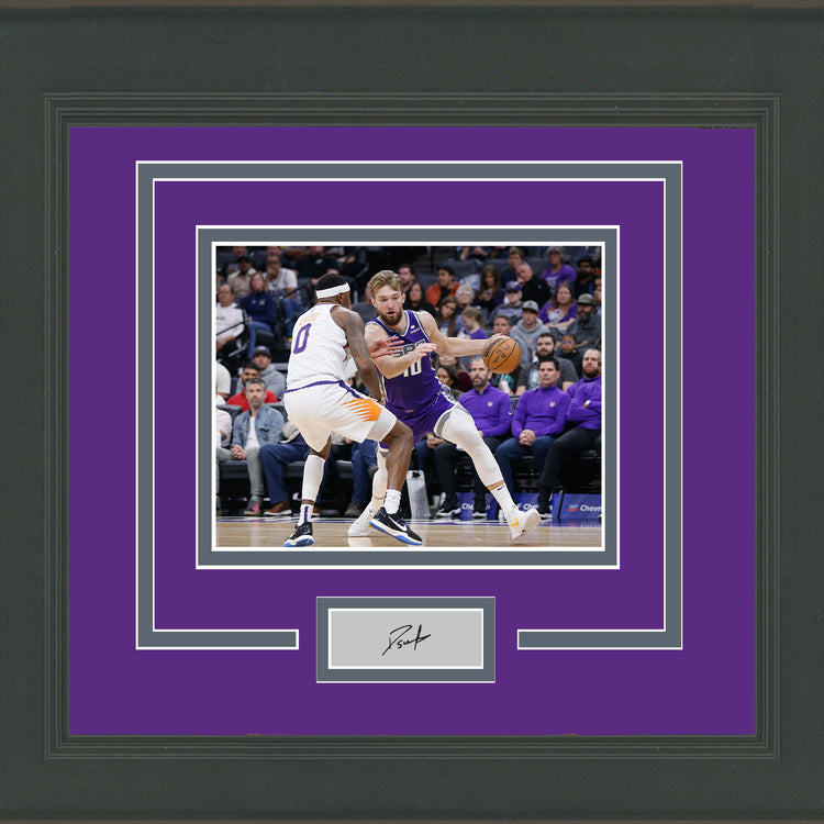 Framed Domantas Sabonis Facsimile Laser Engraved Signature Auto Sacramento Kings 11x14 Basketball Photo