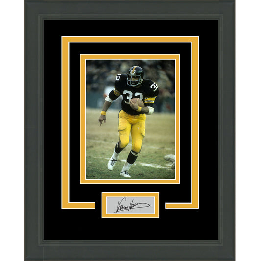 Framed Franco Harris Facsimile Laser Engraved Signature Auto Pittsburgh Steelers 11x14 Football Photo